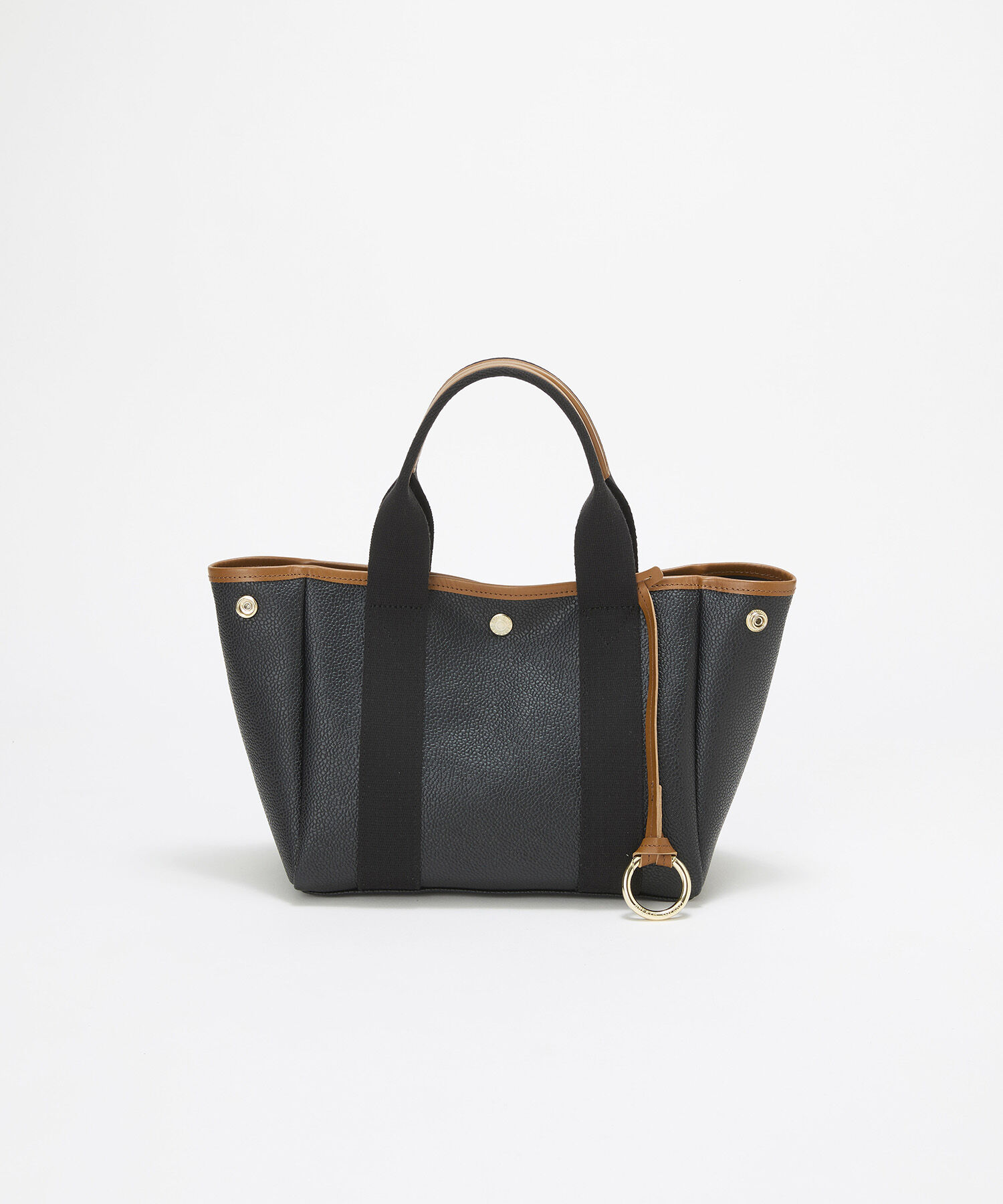 TOPKAPI BREATH「【Breath TOPKAPI】SCOTCH GRAIN スコッチグレイン 2way ミニ トートバッグ チャーム付き　」|トートバッグ|ブラック系