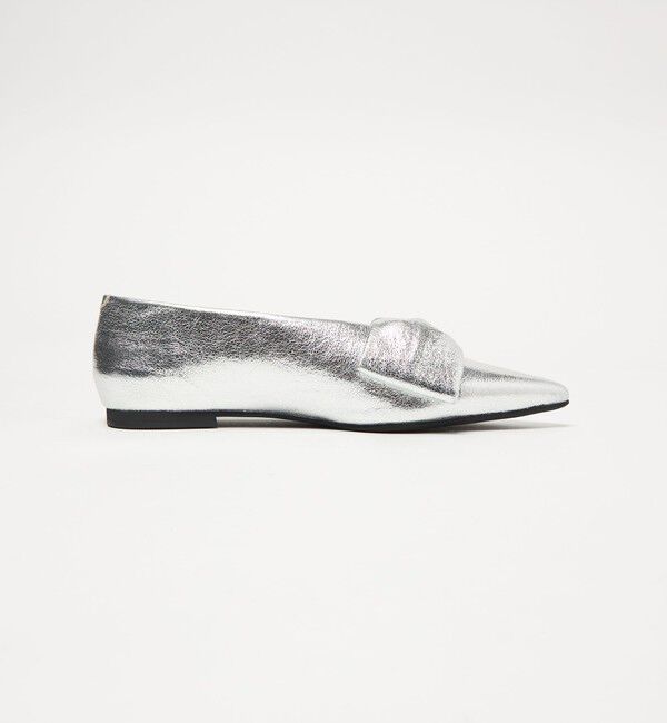 SY UNITED ARROWS「＜SY＞ポインテッド ビッグ リボン フラット10&uarr;」|パンプス|