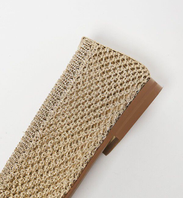 ODETTE E ODILE「【WEB限定】メタリックニット フラット10■」|パンプス|