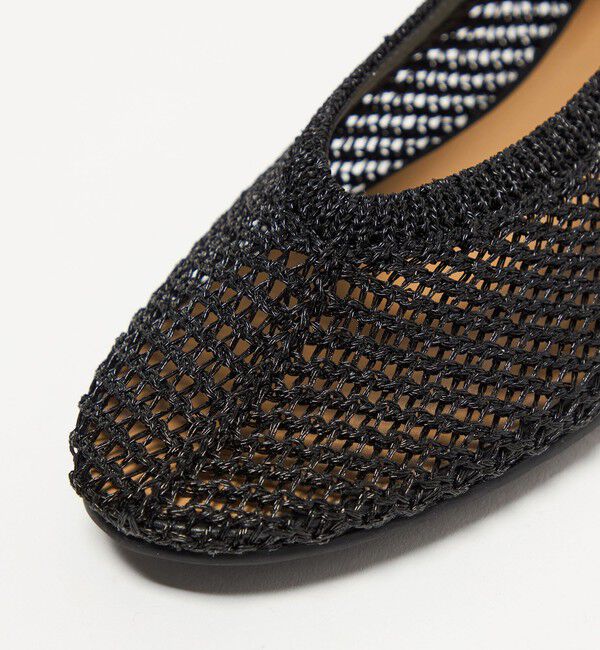 ODETTE E ODILE「【WEB限定】メタリックニット フラット10■」|パンプス|