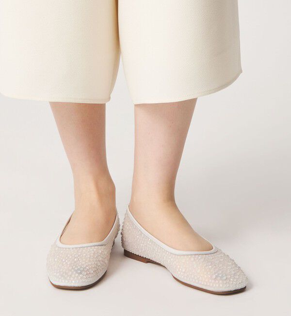 ODETTE E ODILE「クリアビジューチュール フラット10&uarr;」|パンプス|