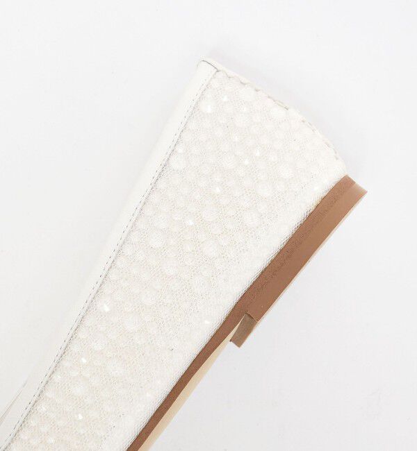 ODETTE E ODILE「クリアビジューチュール フラット10&uarr;」|パンプス|