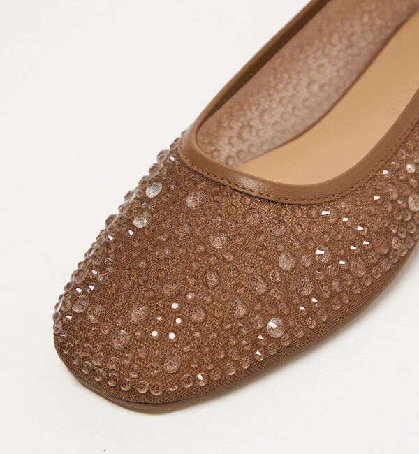 ODETTE E ODILE「クリアビジューチュール フラット10&uarr;」|パンプス|