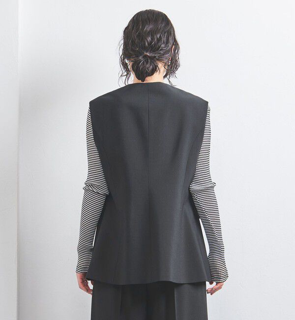 UNITED ARROWS「ノーカラー ベスト」|ベスト・ジレ|