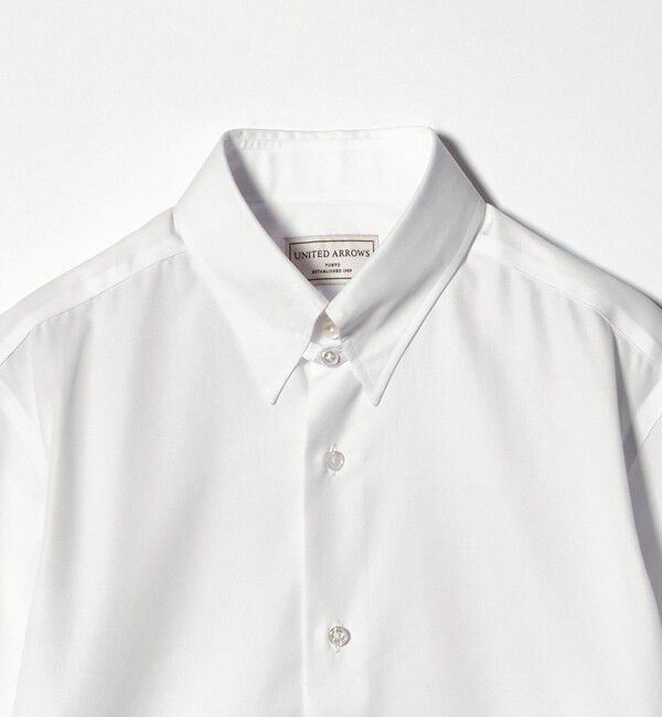 UNITED ARROWS「イージーケア AG ブロード タブカラーシャツ -抗菌防臭-」|シャツ・ブラウス|