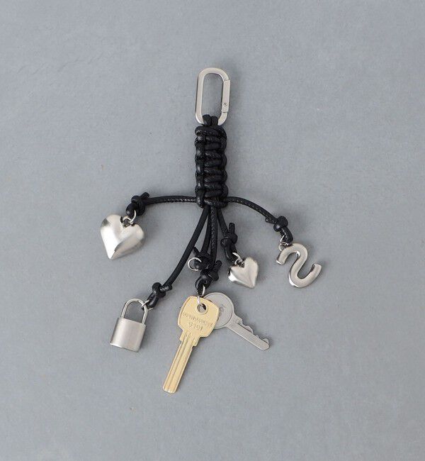OSOI「【別注】＜OSOI＞ロープ キーリング BLACK」|チャーム・キーホルダー|