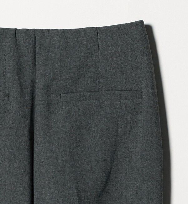 UNITED ARROWS「ダブルクロス スリムパンツ ‐ストレッチ ウォッシャブル‐」|スラックス|