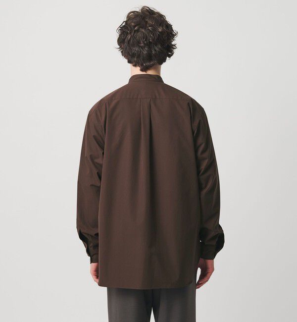 UNITED ARROWS「カリビアーナミルズ ポプリン バンドカラーシャツ」|シャツ・ブラウス|