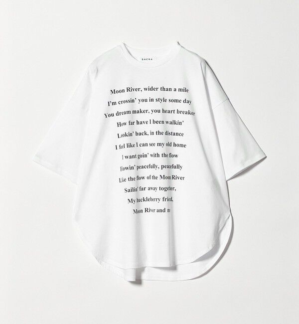 UNITED ARROWS「＜SACRA＞メッセージ Tシャツ」|Tシャツ・カットソー|