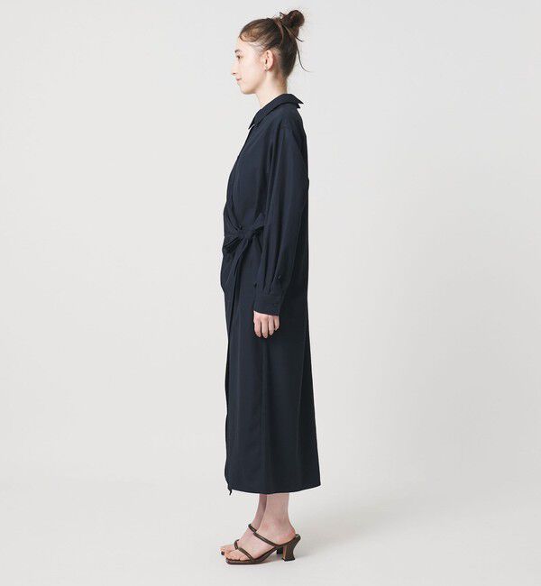 UNITED ARROWS「ドレープ ギャザー ワンピース ‐ウォッシャブル‐」|ワンピース|