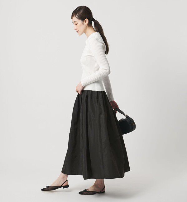 UNITED ARROWS「タフタ ボリューム ギャザースカート」|スカート|