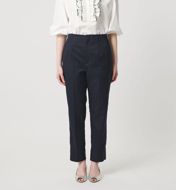 UNITED ARROWS「シャイニー スリム パンツ ‐ストレッチ ウォッシャブル‐」|スラックス|