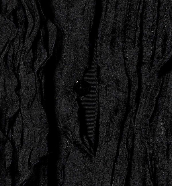 UNITED ARROWS「シャーリング フリル ブラウス」|シャツ・ブラウス|