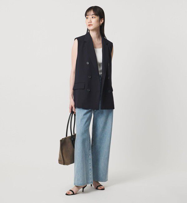 UNITED ARROWS「Drapy テーラード ミドル ベスト」|ベスト・ジレ|