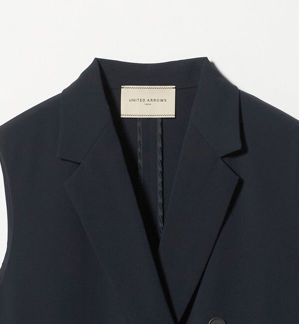 UNITED ARROWS「Drapy テーラード ミドル ベスト」|ベスト・ジレ|