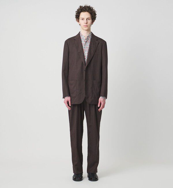 UNITED ARROWS「＜District＞ウォッシュド トロピカルウール シングル 2ボタン テーラードジャケット」|テーラードジャケット|