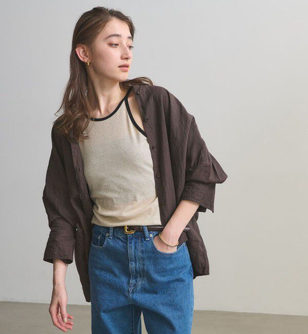 UNITED ARROWS「リネン ドルマン シャツ ‐ウォッシャブル‐」|シャツ・ブラウス|