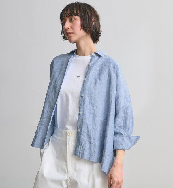 UNITED ARROWS「リネン ドルマン シャツ ‐ウォッシャブル‐」|シャツ・ブラウス|
