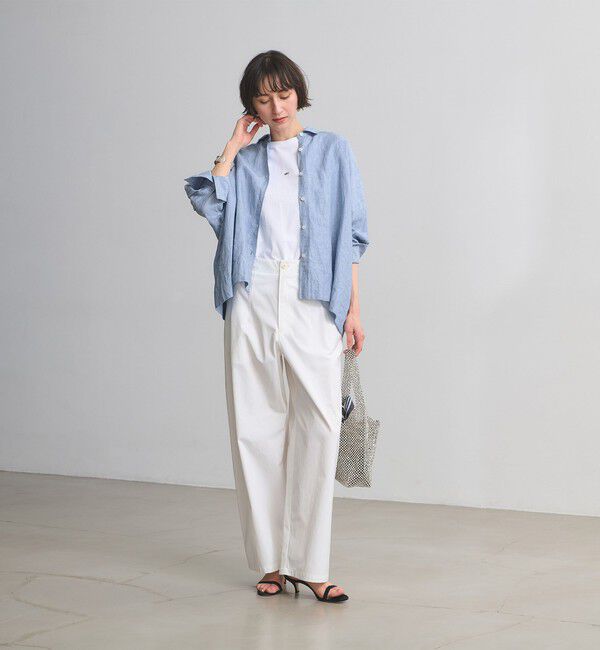 UNITED ARROWS「リネン ドルマン シャツ ‐ウォッシャブル‐」|シャツ・ブラウス|