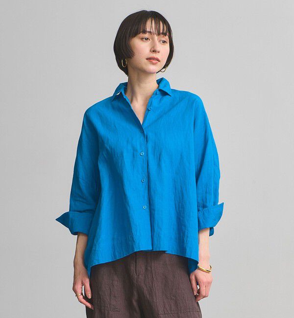 UNITED ARROWS「リネン ドルマン シャツ ‐ウォッシャブル‐」|シャツ・ブラウス|