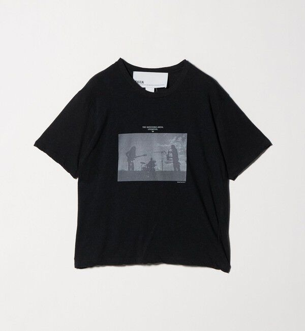 UNITED ARROWS「＜TICCA＞バンド プリント Tシャツ」|Tシャツ・カットソー|DK.GRAY