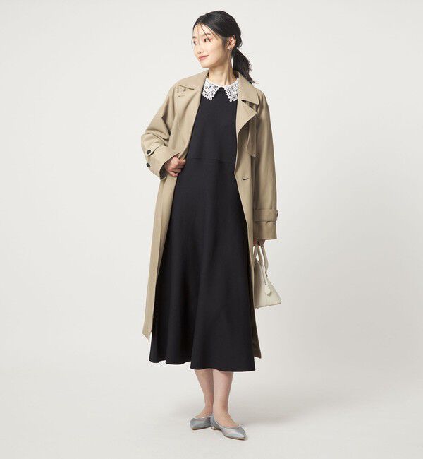 UNITED ARROWS green label relaxing「エリレース 2WAY ニット ワンピース ウォッシャブル」|ワンピース|