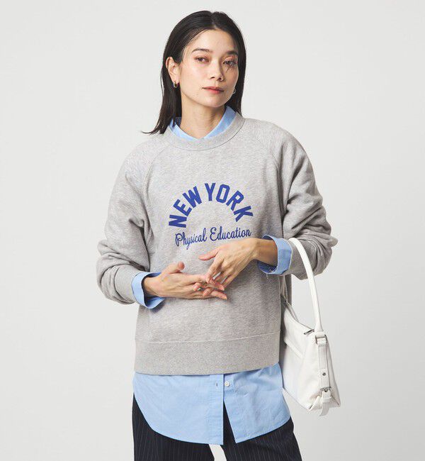 UNITED ARROWS green label relaxing「【別注】＜Champion＞プリント スウェット プルオーバー」|スウェット・ジャージ|MD.GRAY