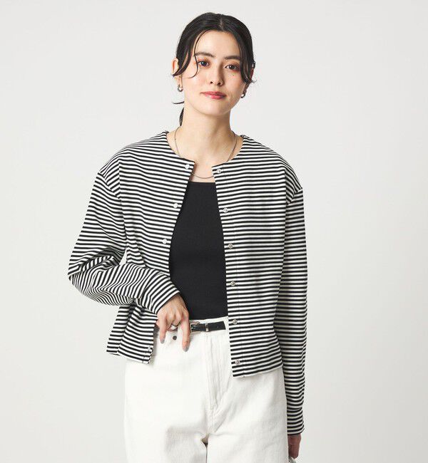 UNITED ARROWS green label relaxing「リップルボーダー カーディガン」|カーディガン|その他1