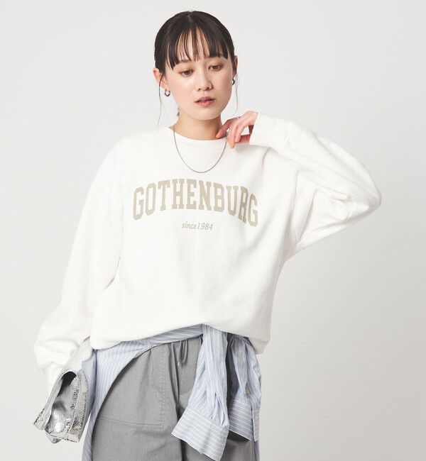 UNITED ARROWS green label relaxing「フェード カレッジ ロゴ スウェット プルオーバー」|スウェット・ジャージ|