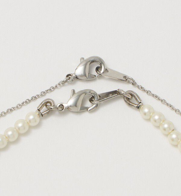 EMMEL REFINES「＜EMMEL REFINES＞EM フェイクパール&times;ラウンドトップ ネックレス セット」|ネックレス|