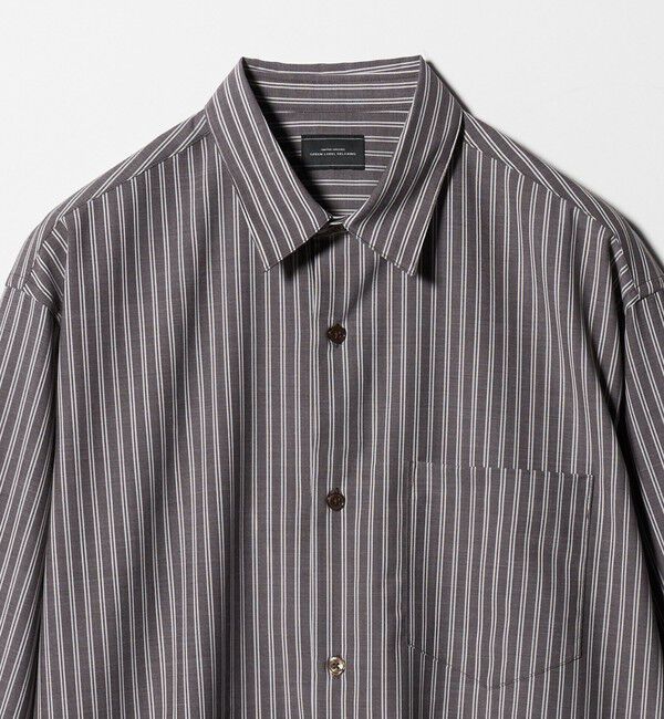 UNITED ARROWS green label relaxing「ウォッシャブル トロ パターン ジャストルーズ シャツ -ストレッチ-」|シャツ・ブラウス|