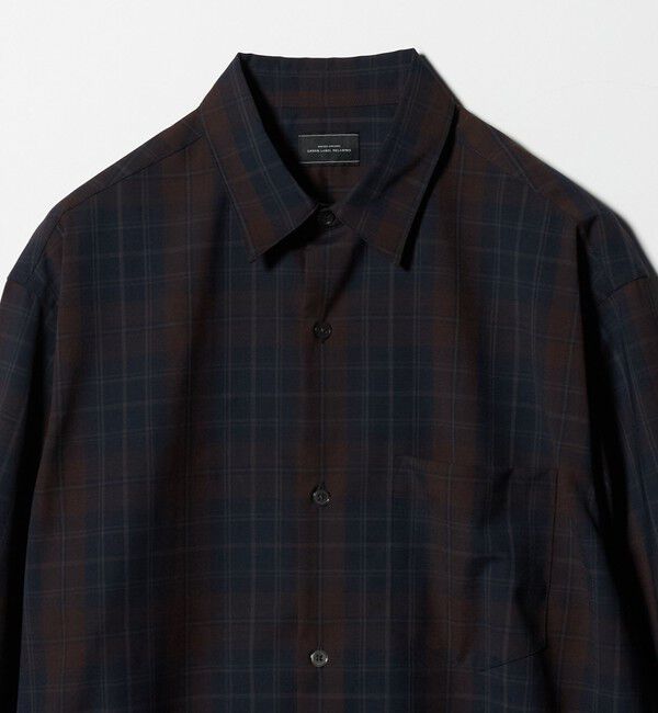 UNITED ARROWS green label relaxing「ウォッシャブル トロ パターン ジャストルーズ シャツ -ストレッチ-」|シャツ・ブラウス|