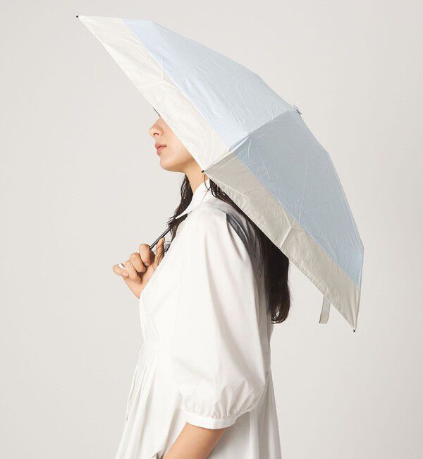 UNITED ARROWS green label relaxing「【別注】＜Wpc.＞エアリアルタイニー キリツギ アンブレラ / 折りたたみ傘」|傘|LT.BLUE