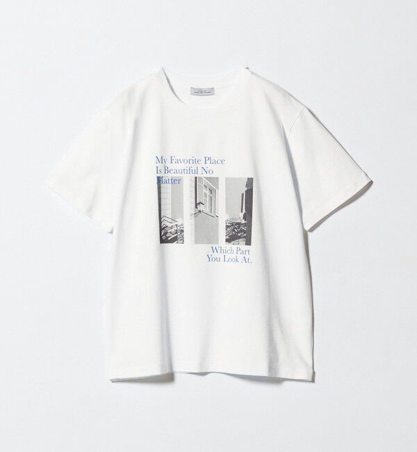 UNITED ARROWS green label relaxing「コラージュ フォト ショートスリーブ Tシャツ」|Tシャツ・カットソー|