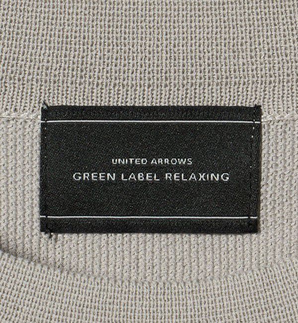 UNITED ARROWS green label relaxing「コットンナイロン リンクス クルーネック ショートスリーブ ニット -ウォッシャブル-」|ニット・セーター|