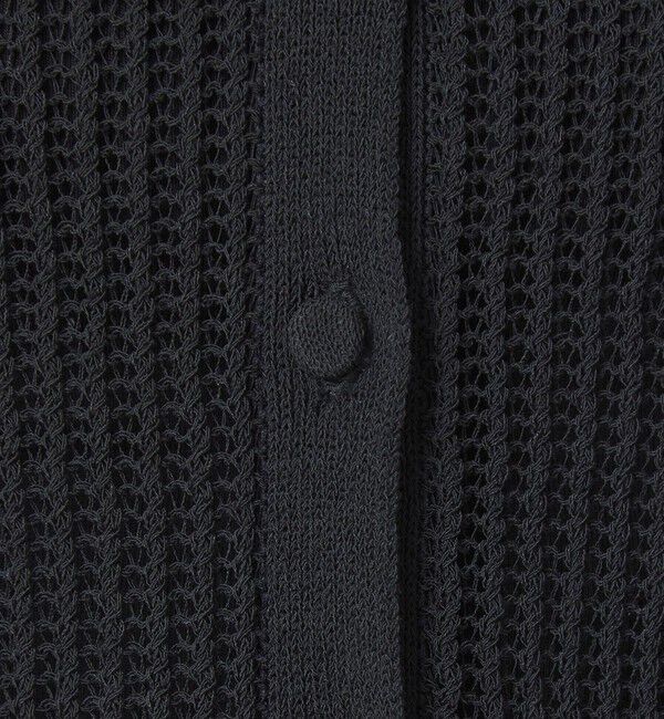 UNITED ARROWS green label relaxing「メッシュ ポロカーディガン ニット ウォッシャブル」|カーディガン|