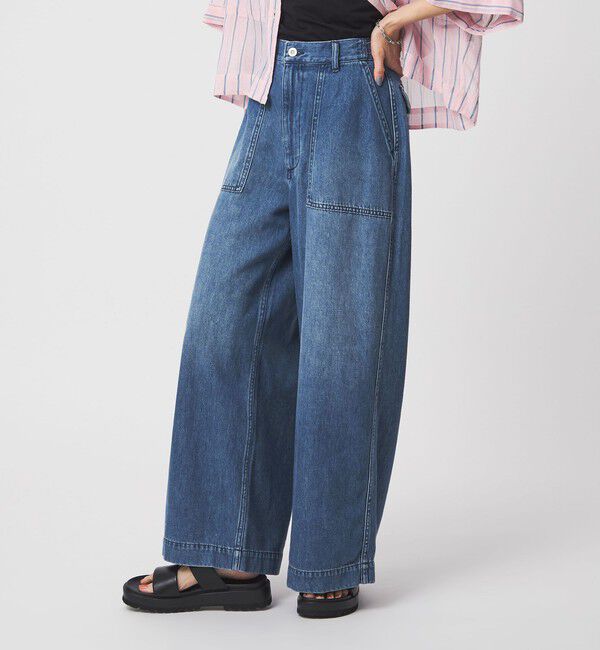 UNITED ARROWS green label relaxing「＜CHIHIRO HYODO&times;green label relaxing＞ベイカー ライト デニム」|デニム|