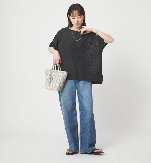 UNITED ARROWS green label relaxing「ペーパー ヤーン プルオーバー」|ニット・セーター|