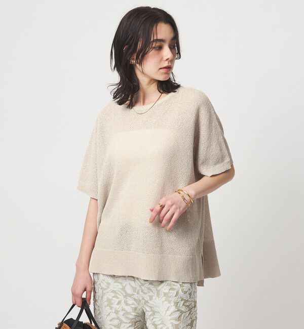 UNITED ARROWS green label relaxing「ペーパー ヤーン プルオーバー」|ニット・セーター|