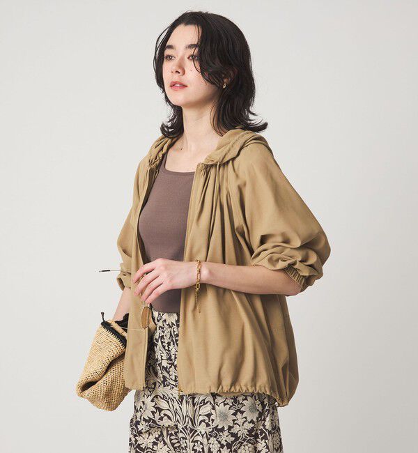 UNITED ARROWS green label relaxing「シアー フーディ ブルゾン マシンウォッシャブル UVカット 通気性」|ブルゾン・スタジャン|