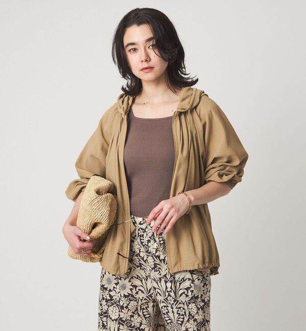 UNITED ARROWS green label relaxing「シアー フーディ ブルゾン マシンウォッシャブル UVカット 通気性」|ブルゾン・スタジャン|