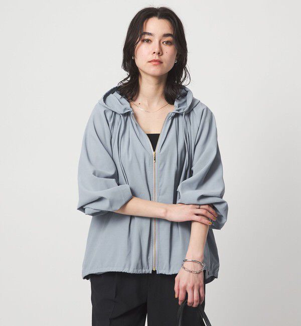 UNITED ARROWS green label relaxing「シアー フーディ ブルゾン マシンウォッシャブル UVカット 通気性」|ブルゾン・スタジャン|