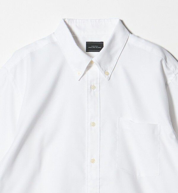 UNITED ARROWS green label relaxing「W/R オックス ボタンダウン 半袖 シャツ」|シャツ・ブラウス|