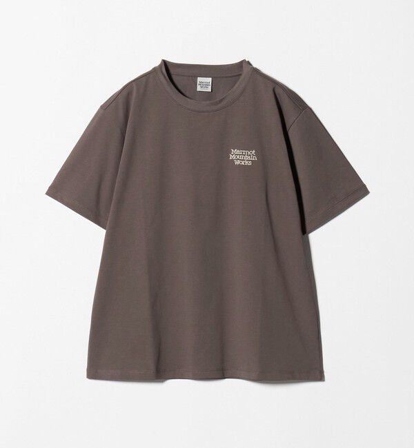 UNITED ARROWS green label relaxing「【別注】＜Marmot＞ショートスリーブ ロゴ Tシャツ」|Tシャツ・カットソー|DK.BROWN