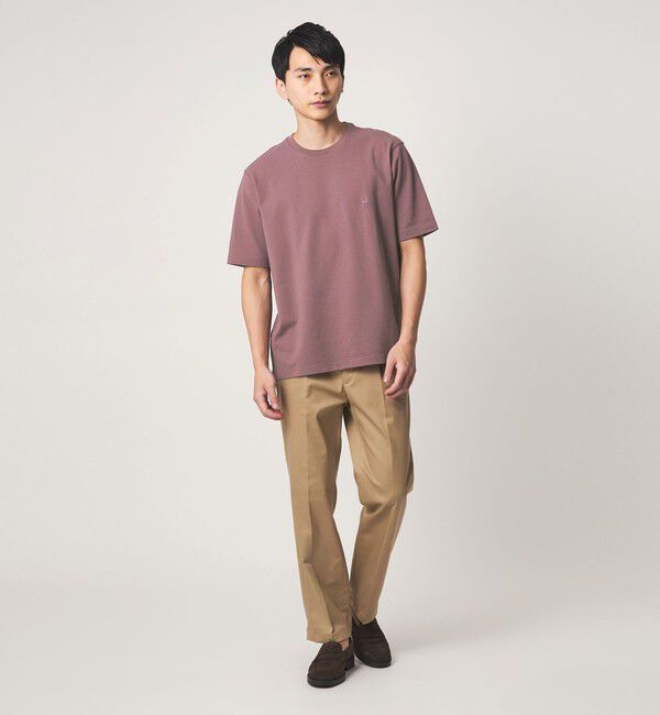 UNITED ARROWS green label relaxing「【別注】＜Brooks Brothers＞GLR カノコ クルーネック Tシャツ」|Tシャツ・カットソー|