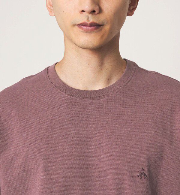 UNITED ARROWS green label relaxing「【別注】＜Brooks Brothers＞GLR カノコ クルーネック Tシャツ」|Tシャツ・カットソー|