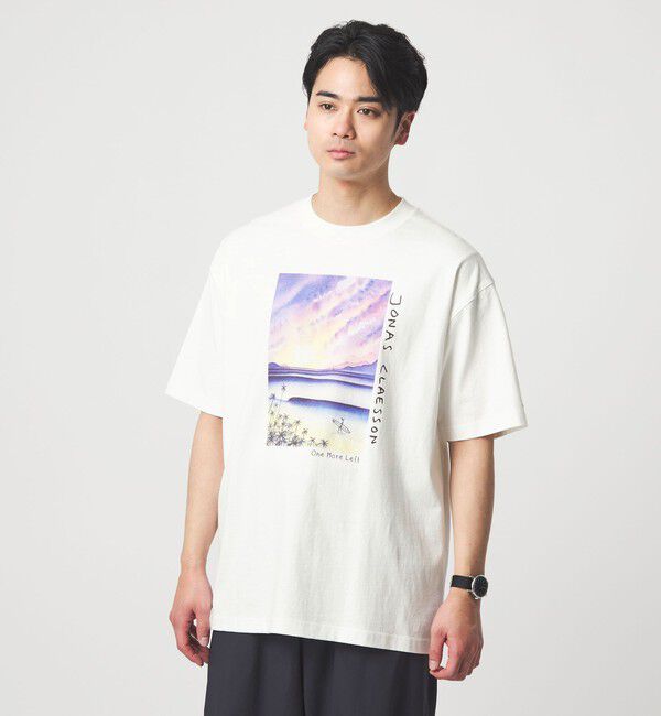 UNITED ARROWS green label relaxing「【別注】＜Jonas Claesson＞SEA アート 半袖 Tシャツ」|Tシャツ・カットソー|