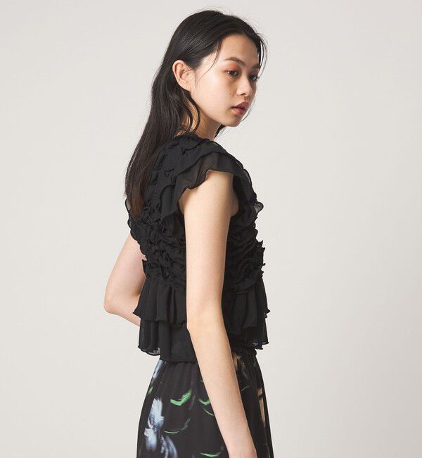 EMMEL REFINES「＜EMMEL REFINES＞EM フリルカット ビスチェ」|Tシャツ・カットソー|