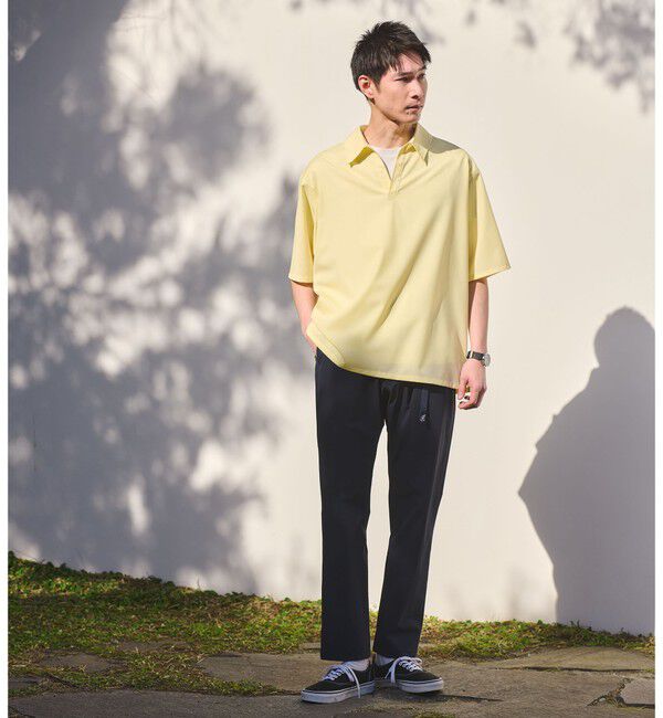 UNITED ARROWS green label relaxing「ウォッシャブルトロ スキッパー 半袖 シャツ プルオーバー -ウォッシャブル・ストレッチ-」|シャツ・ブラウス|