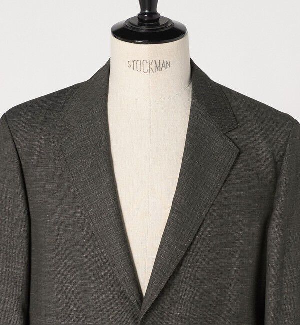 UNITED ARROWS green label relaxing「TW リネン デニムライク 2B 01 セットアップジャケット」|テーラードジャケット|